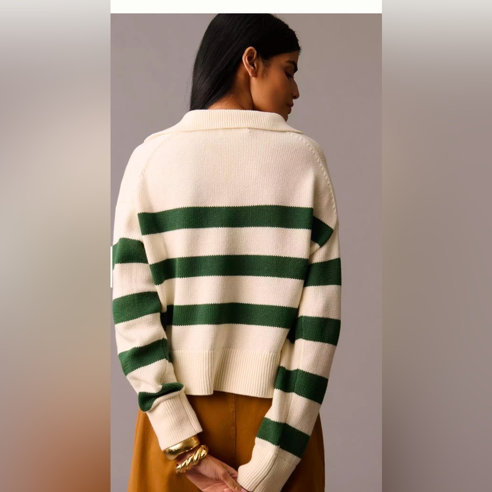 Velvet by Graham & Spencer Lucie Polo Sweater NWT size L - Picture 2 of 4